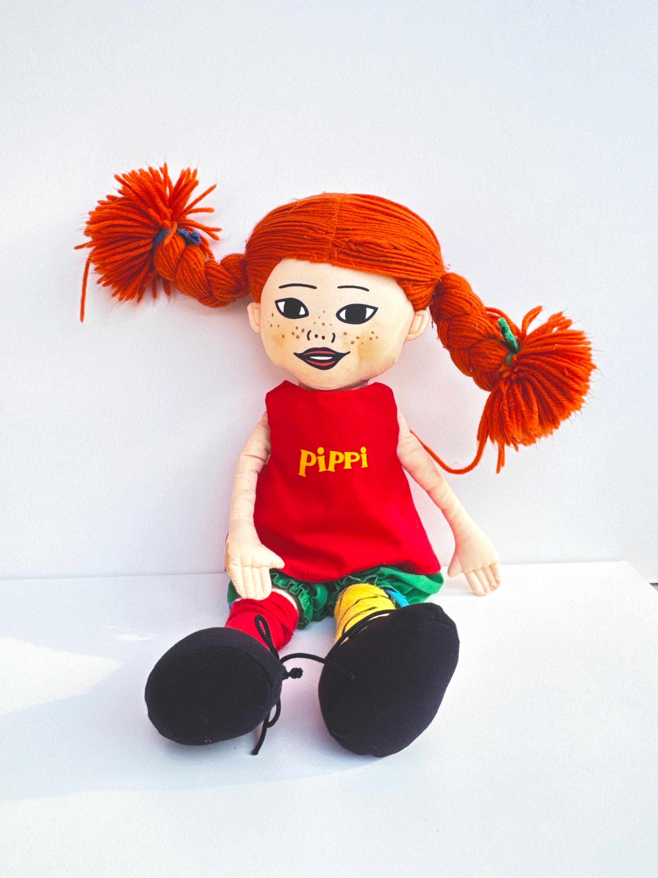 70年代ヴィンテージの「長くつ下のピッピ」ぬいぐるみ：スウェーデン風