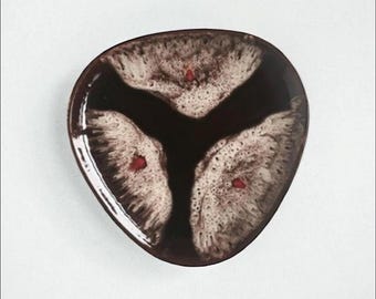 Cuenco decorativo – Frutero de cerámica de mediados de siglo, Alemania Occidental, década de 1950