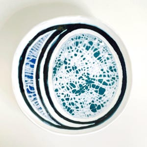 Modernist oval bowl mid century Hungarian pottery dish  from the 70s