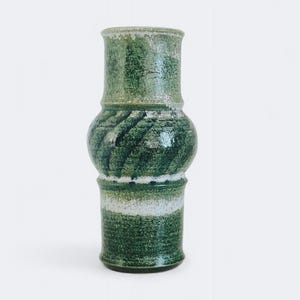 Vintage Danish  SOHOLM STENTOJ Ceramic Vase by Svend Aage Jensen Danmark, Mid Century 1960s.
