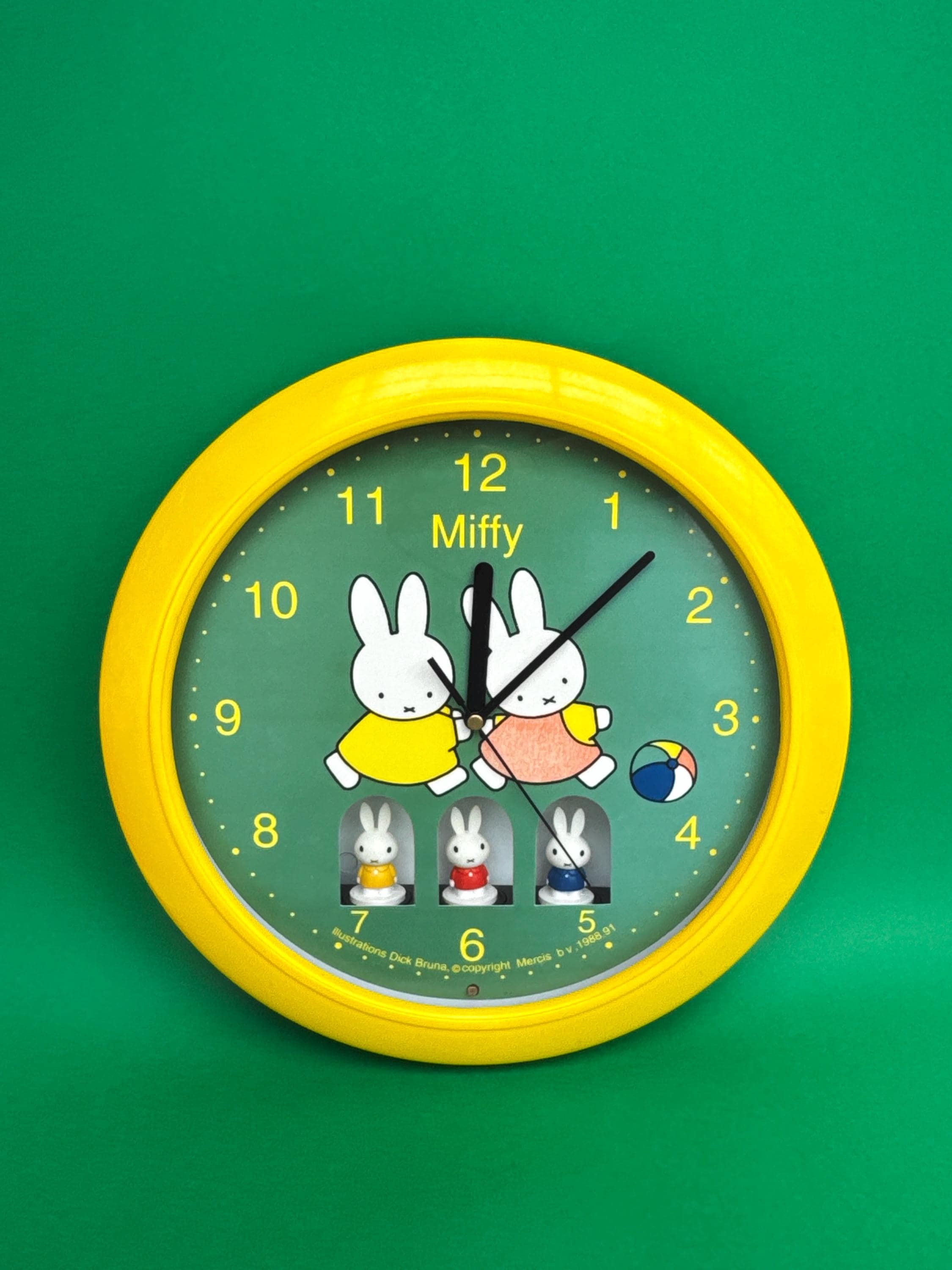 Vintage 80s Miffy Wall Clock – Musical Cuckoo Style – Adjustable