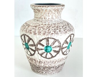 Vintage West German Bay Keramik 93-25 Vase Mid Century Pottery