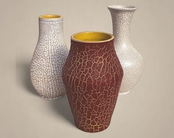 お値下げ　西ドイツ製花瓶 カルステンス　セラミックス ヴィンテージ　超貴重品 ヴィンテージ カルステンス 西ドイツ 花瓶 - ミッドセンチュリーモダン