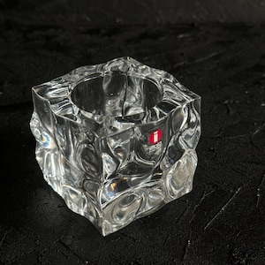 Vintage Iittala Ice Cube Tealight Holder – Mikko Karppanen Design, Finland