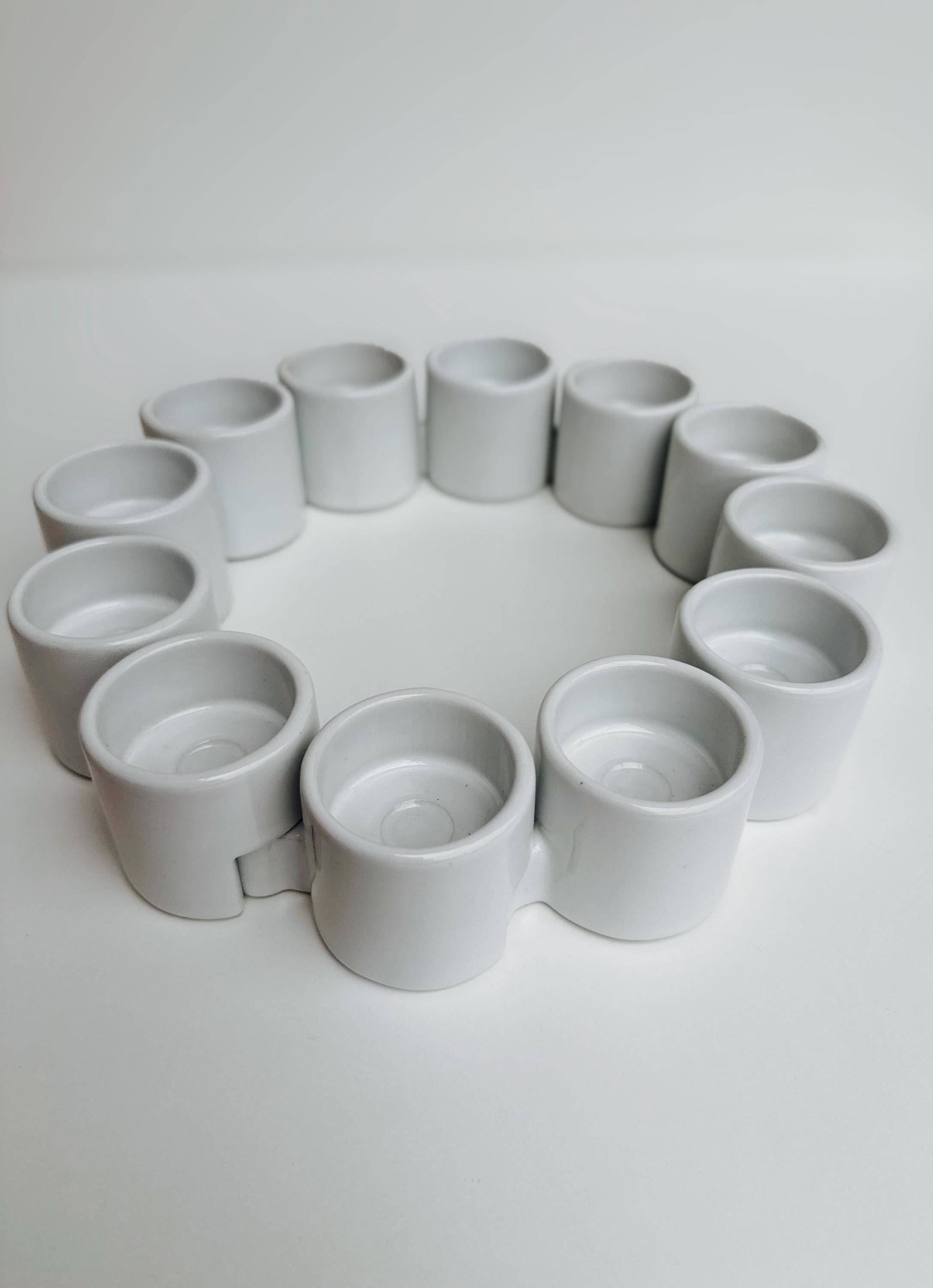 Set of 12 Vintage IKEA PS 1999 Interlock Tea Light Holders
