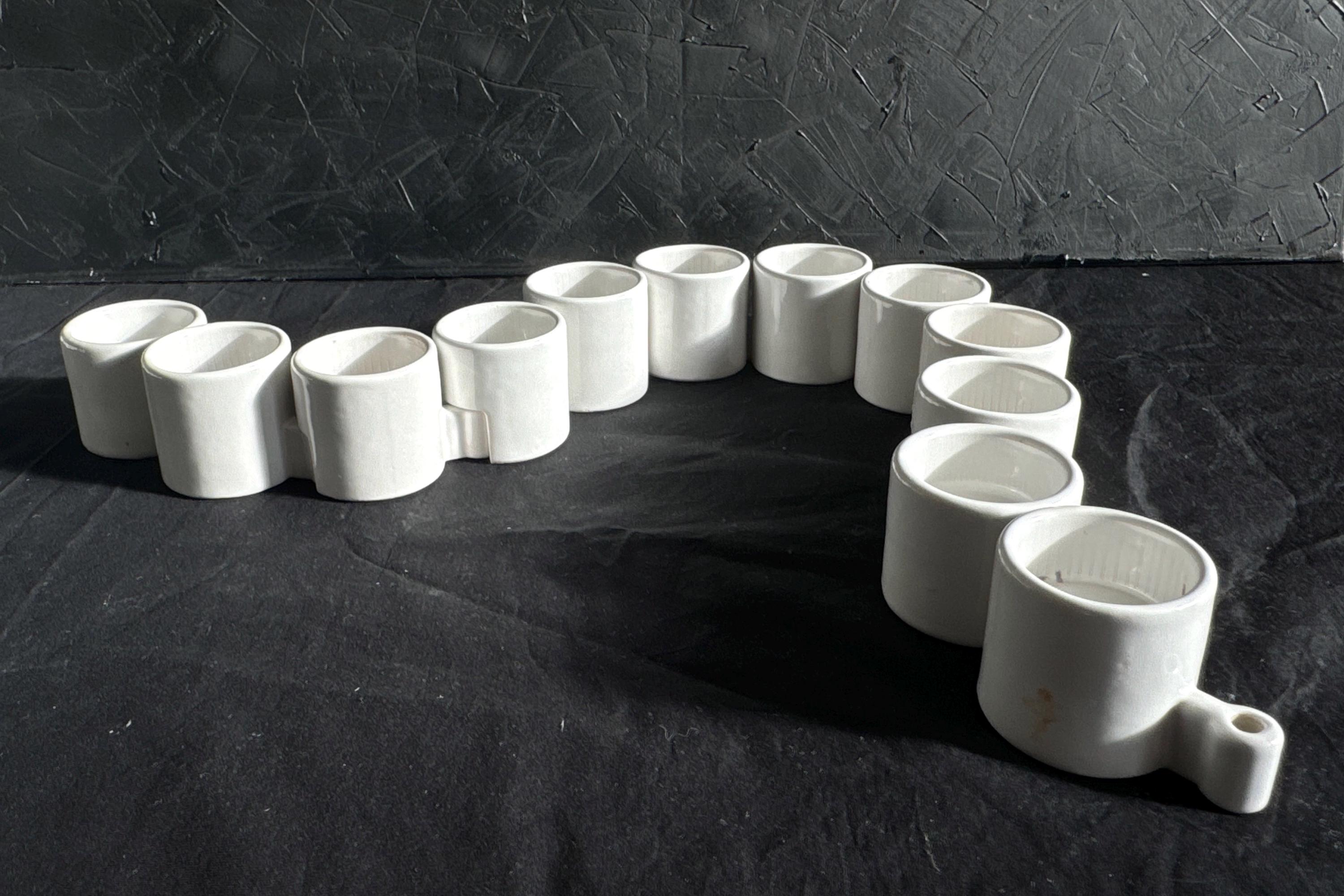 Set of 12 Vintage IKEA PS 1999 Interlock Tea Light Holders