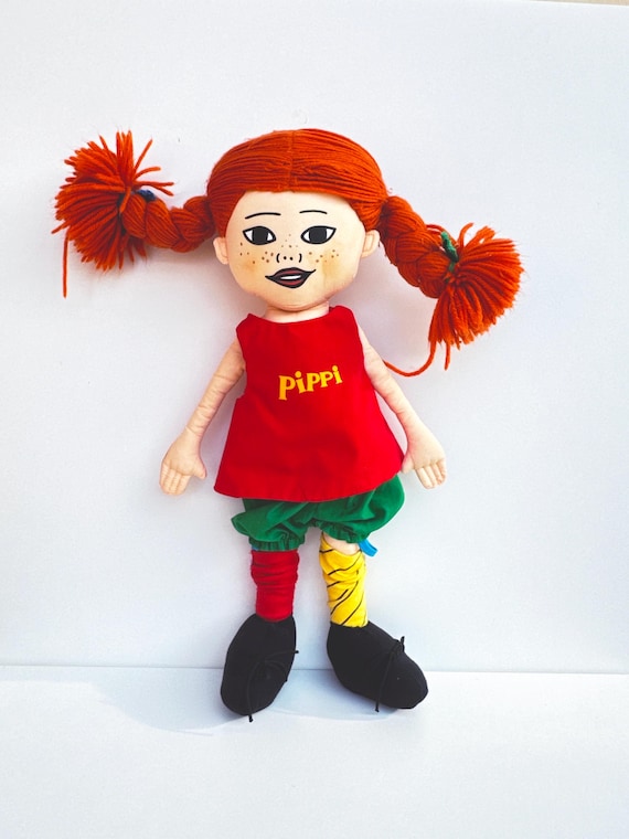 70年代ヴィンテージの「長くつ下のピッピ」ぬいぐるみ：スウェーデン風