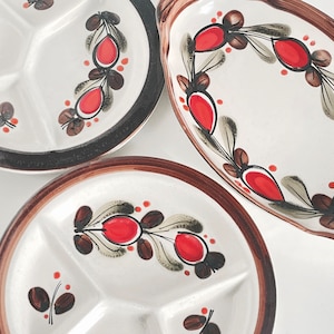 Vintage Schramberg Bernau Divided Plate Set & Casserole Dish – 1970s Mid-Century Design