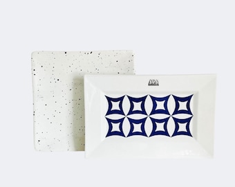 【美品】希少 ASA SELECTION パレットモチーフの皿 Vintage ASA Selection Ceramic Tray Set – 80s German Design