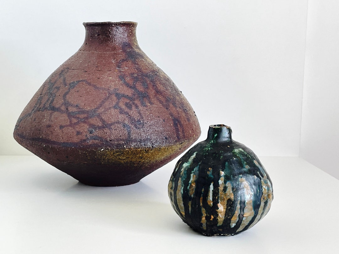 Picture of Studio Vase Scandinavian Minimalist Stoneware Made in the 60s - Etsy