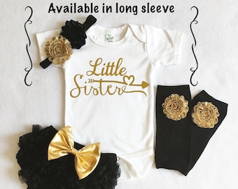 baby girl coming home outfit - little sister baby girl outfit - victorian baby girl - floral baby girl outfit - newborn baby girl outfit