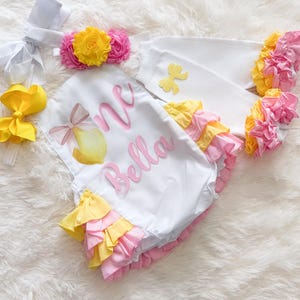 girls lemon first birthday outfit -girls lemonade 1st birthday romper - girls lemon 1st birthday invitation - lemonade first birthday