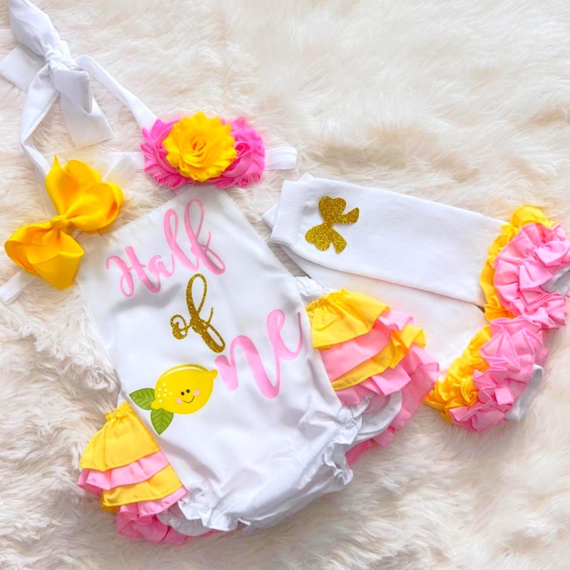 1/2 Birthday Lemon Outfit - Etsy