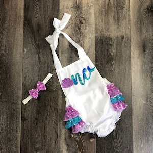 girls mermaid 1st birthday outfit, girls oneder the sea outfit, girls mermaid 1st birthday invitations , mermaid first birthday outfit