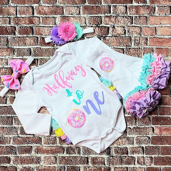 Half Way To One Balloons 1/2 Birthday Decorations 6 Months Half Way To One Birthday Party Half Birthday Party Supplies (HALF WAY TO ONE Silver