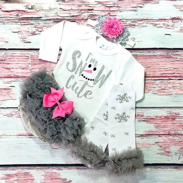 Baby Girl Christmas Outfit Etsy