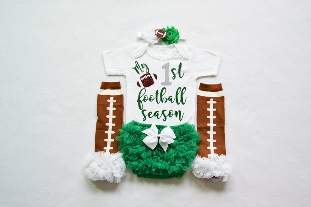 My 1st Football Season My First Football Season Baby Girls Football