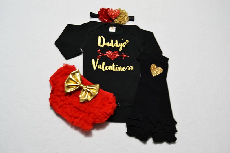 baby girl valentines outfit baby girl my first valentines outfit my first valentines day baby girl outfit daddys valentines baby girl