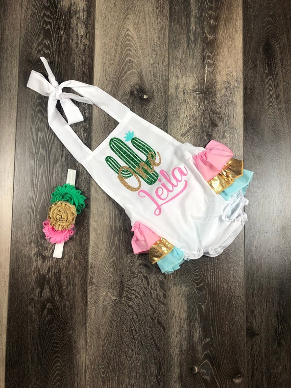 Cactus Girls 1st Birthday Outfit -girls Desert Cactus 1st Birthday