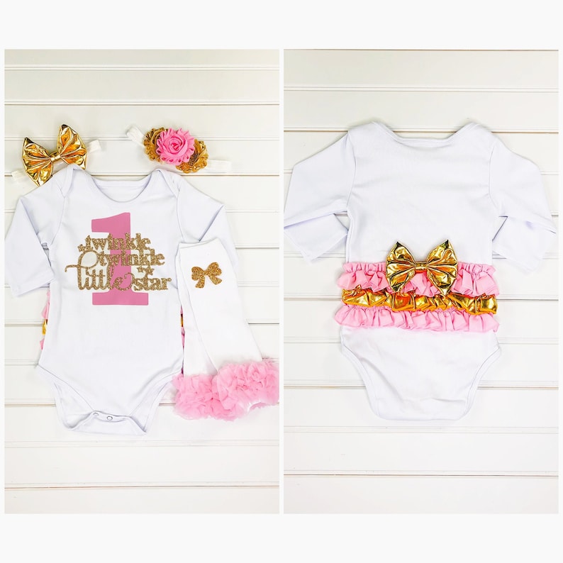 girls twinkle little star 1st birthday outfit little star theme birthday girl twinkle little star first birthday girl 1st birthday outfit