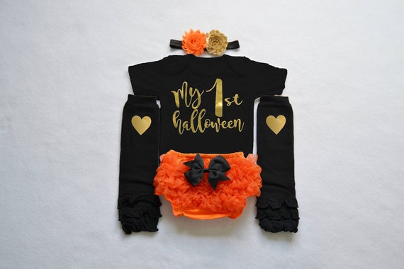 my first halloween outfit baby girl