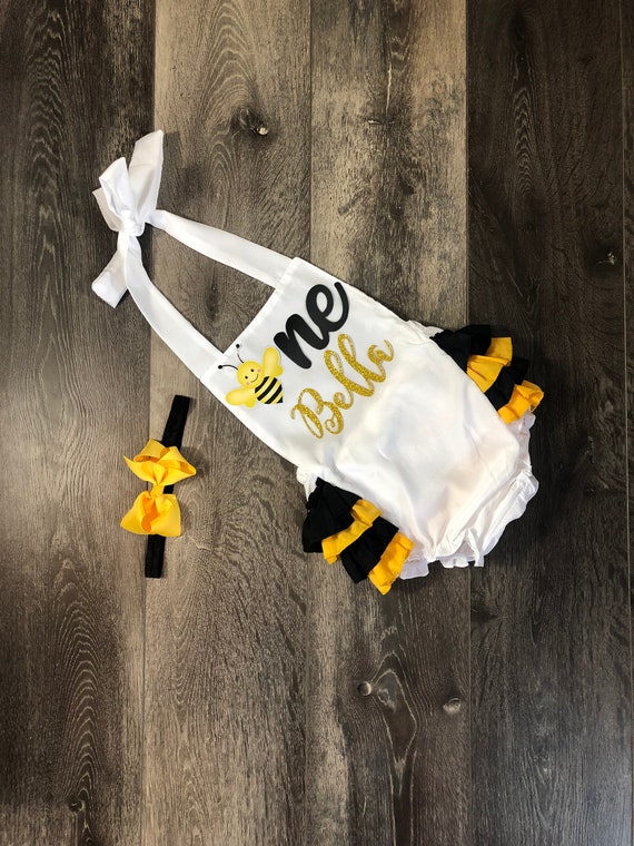 bumble bee 1st birthday outfit
