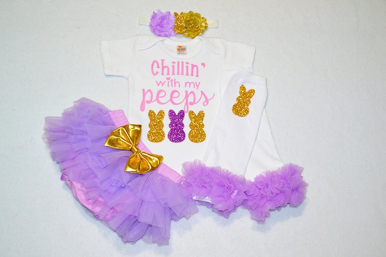 baby girl easter outfit baby girl my first easter outfit my first easter baby girl outfit chillin with my peeps baby girl -