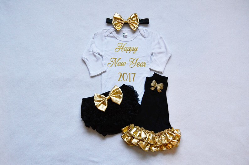 2022 Christmas Outfits 2022 my 1st new years baby girl christmas outfit baby girl Etsy