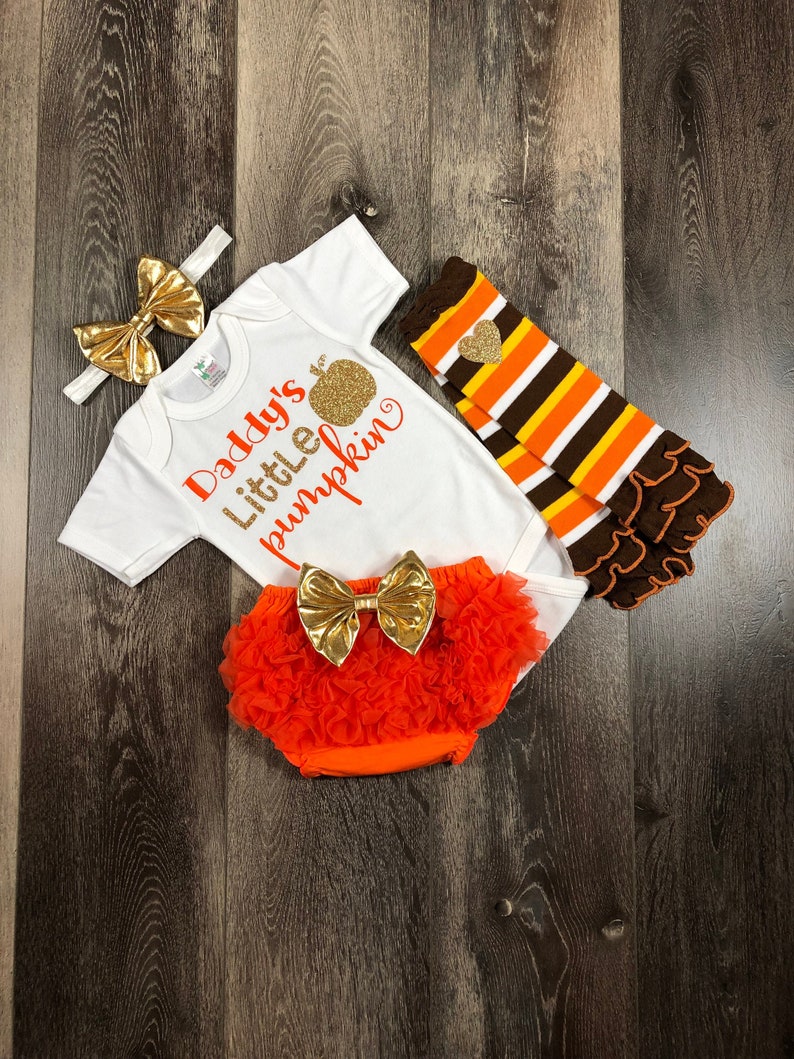 daddys girl halloween my 1st halloween baby girl outfit baby girl my first halloween outfit daddys little pumpkin baby girl outfit