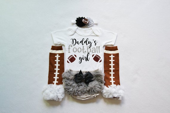 daddys football girl daddys football buddy baby girls football outfit  baby football jersey -baby girls football bodysuit