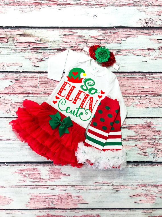 baby elf outfits for christmas