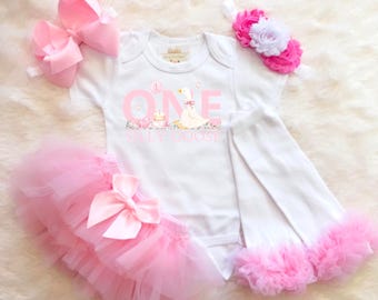 süße Gans zum ersten Geburtstag Outfit - süße Gans zum ersten Geburtstag Outfit - süße Gans zum 1. Geburtstag Einladungen