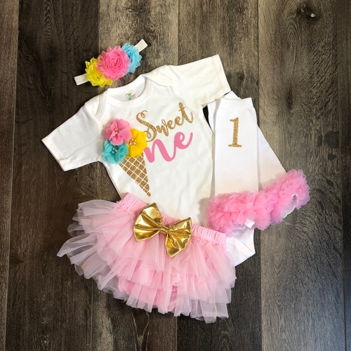 ice cream 1st birthday outfit