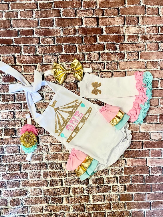 First birthday circus 2025 outfit girl