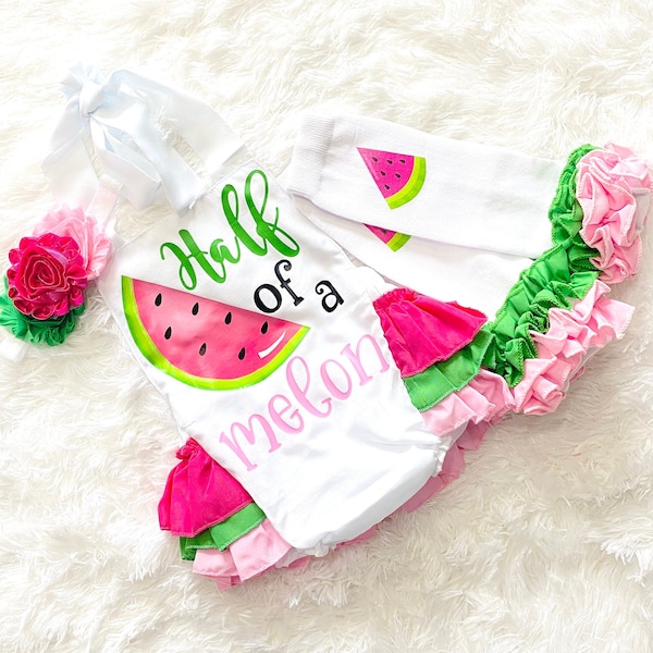 Baby Girl Watermelon Outfit Etsy
