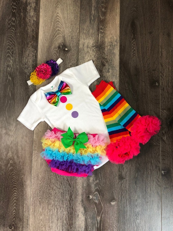 baby clown halloween costume