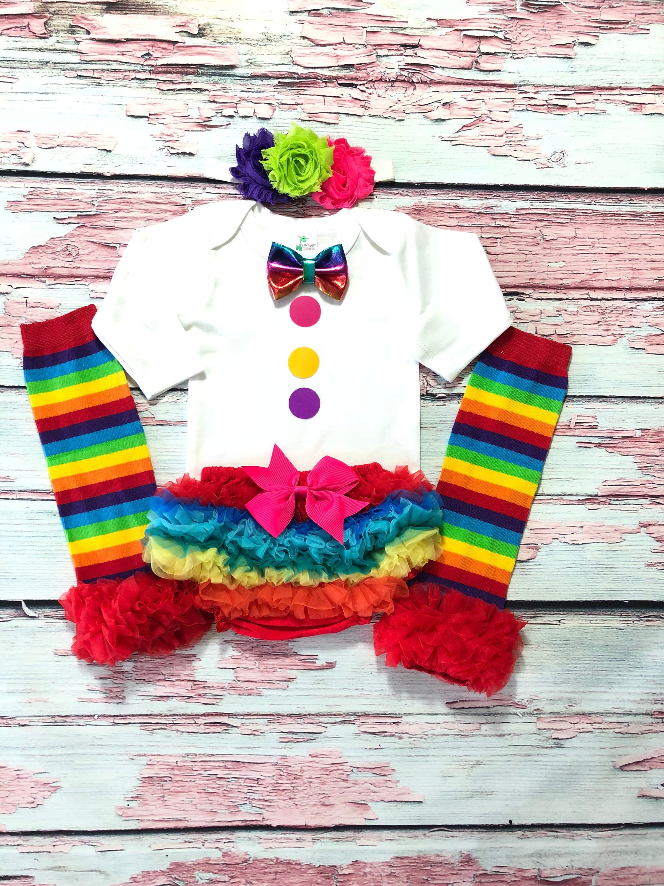 Baby Girl Clown Outfit Baby Clown Costume
