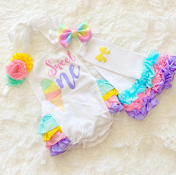 ice cream 1st birthday outfit
