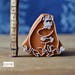 Wooden Printing Block Carved Stamp Mumintroll Friendship Hugs. Scrapbooking, Leather, Pottery, Ceramic, Fabric Blocks.