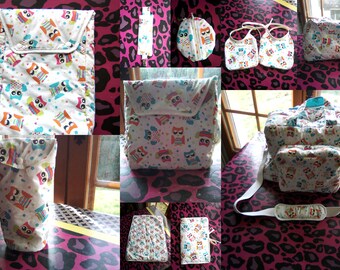Diaper bag with these accessories
