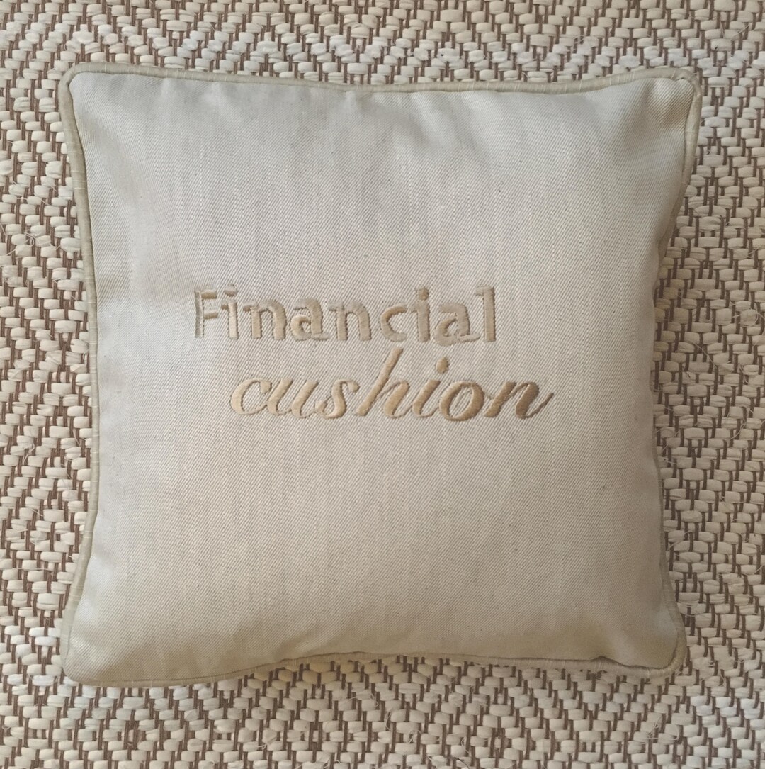 Financial Cushion Etsy