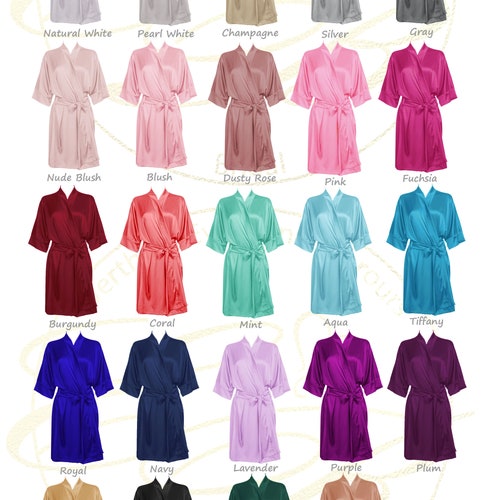Wedding robes set of 5, shops monogrammed robes, silver grey bridesmaid robe, mother of bride gift, bachelorette party favor, mother of groom gift