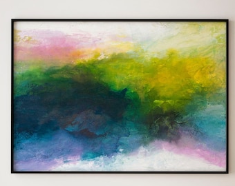 Colorful abstract printable, Abstract Painting Printable, Abstract Painting Printing On High Quality Canvas Paper, Print wall art