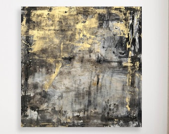Black gold abstract art, Huge abstract art print, Black gold abstract, Abstract art print on paper or canvas, Abstract art prints