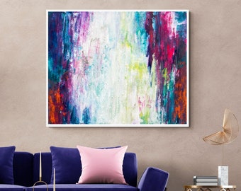 Large colorful painting, Abstract art colorful, Colorful abstract painting,Large abstract wall art,large abstract wall art colorful painting