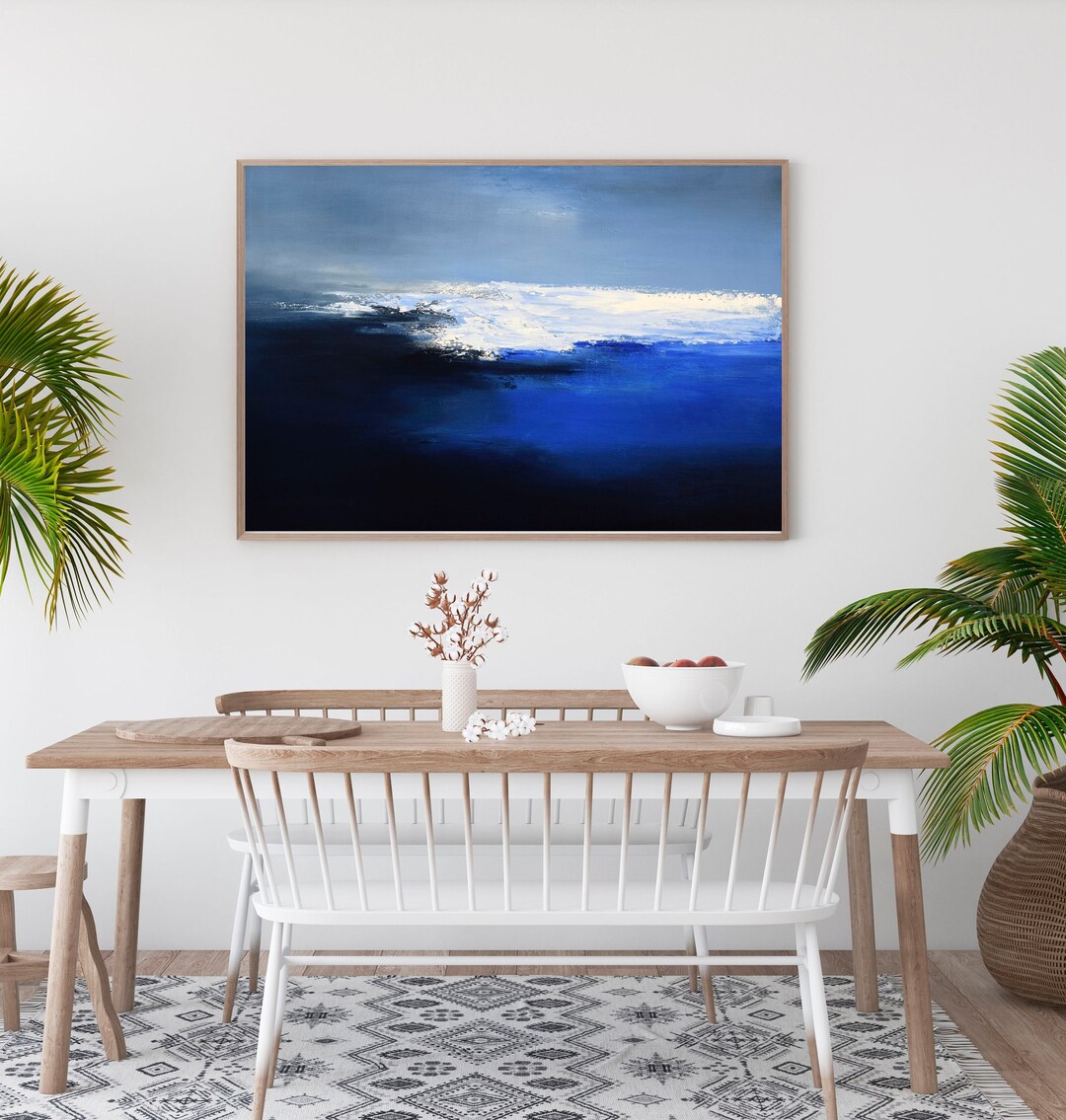 Original Painting, Aesthetic Room Decor, Extra Large Wall Art Abstract ...