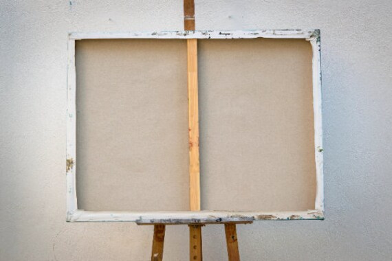 オレンジ色の抽象水墨画 抽象画 20220312 | ISHIMANEKO ｜インテリア絵画 アートの専門