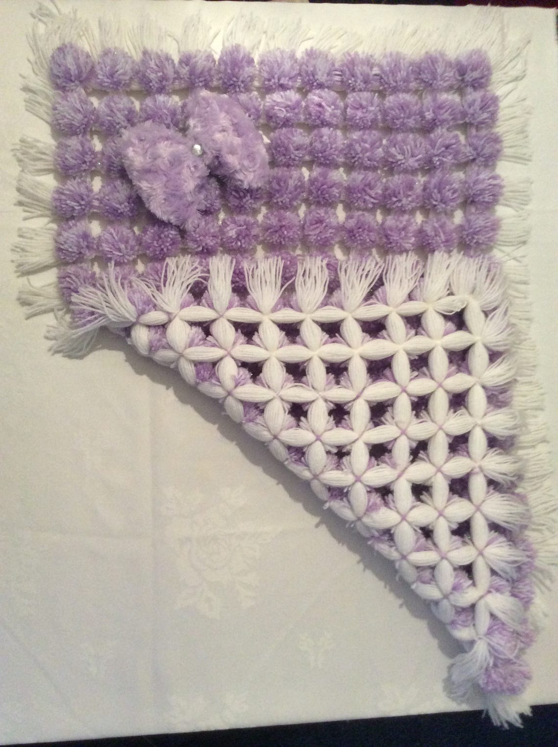 Baby Pram Pom Pom Blankets Etsy UK