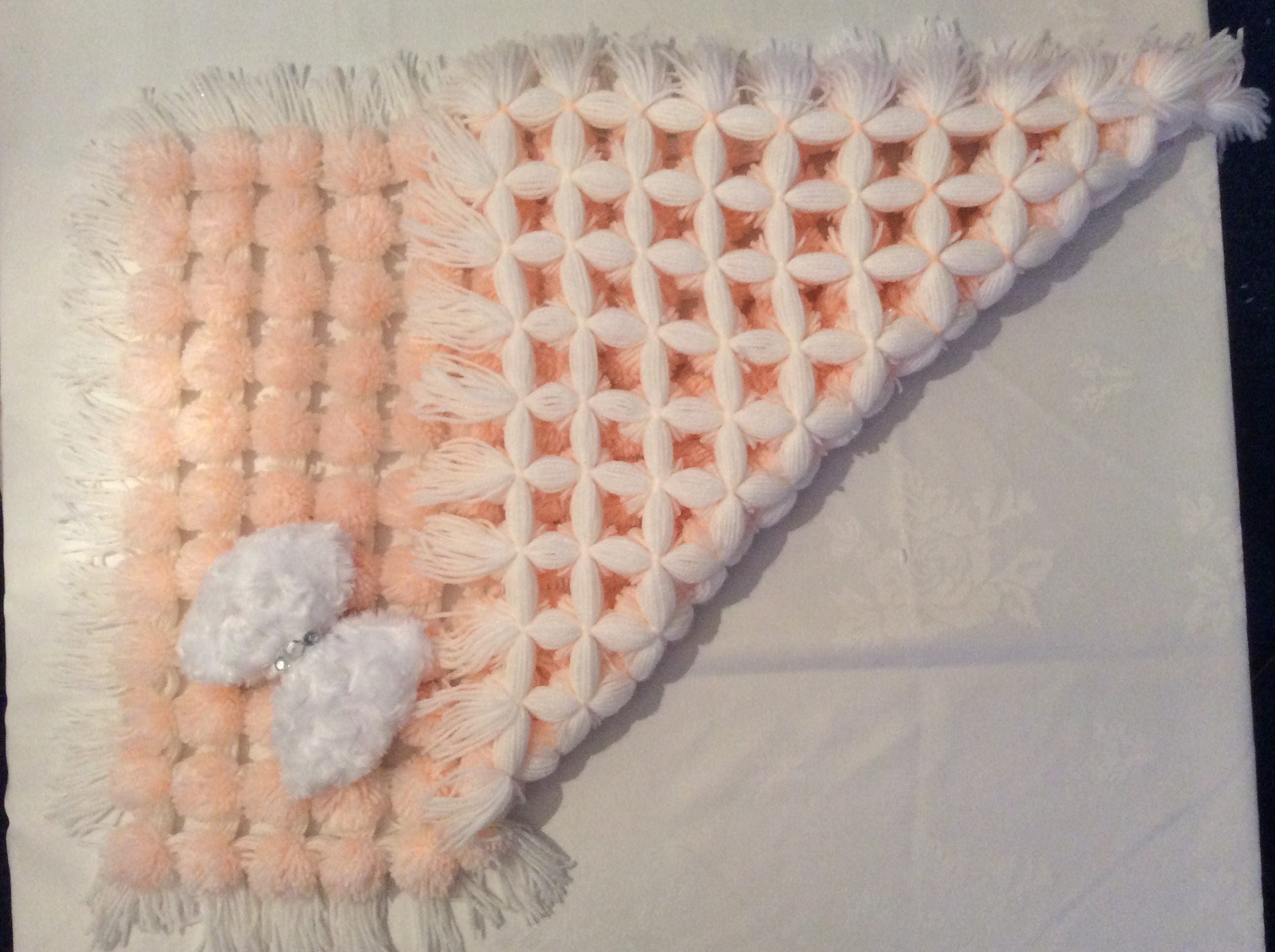 Baby Pram Pom Pom Blankets Etsy UK