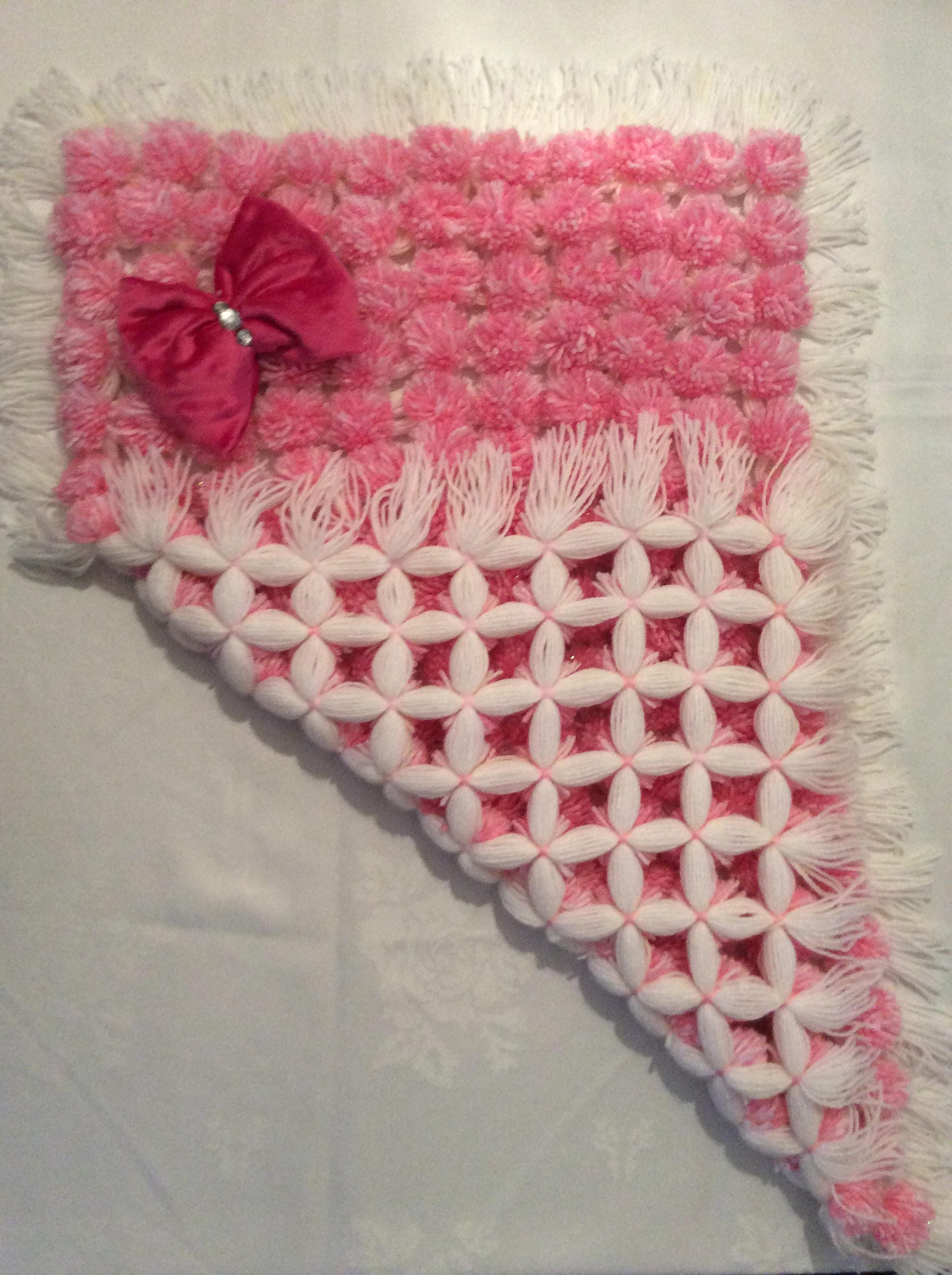 Baby Pram Pom Pom Blankets Etsy UK